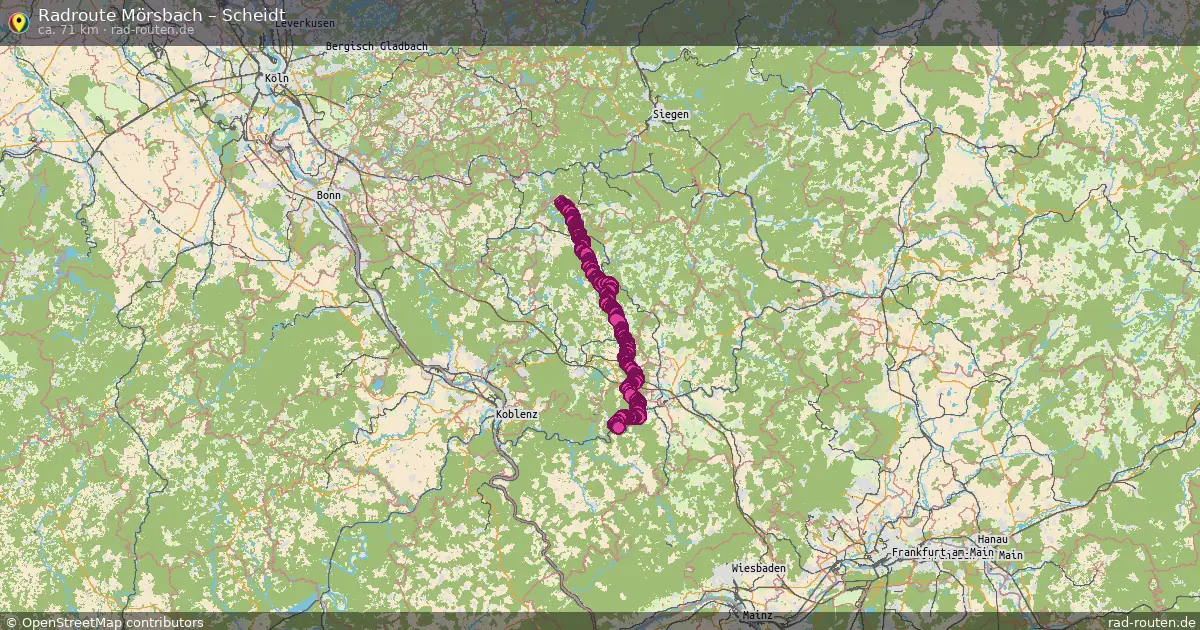 Radtour Mörsbach – Scheidt