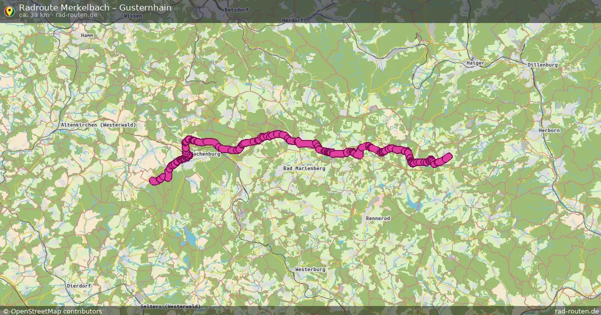 Radtour Merkelbach – Gusternhain