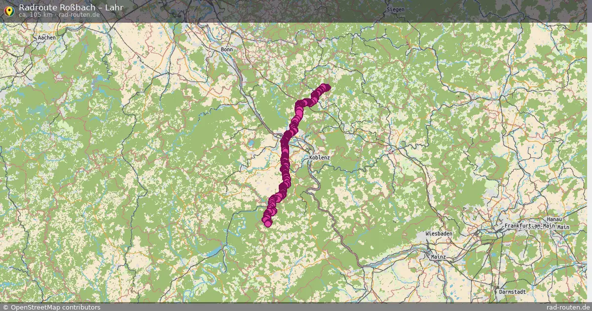 Radtour Roßbach – Lahr