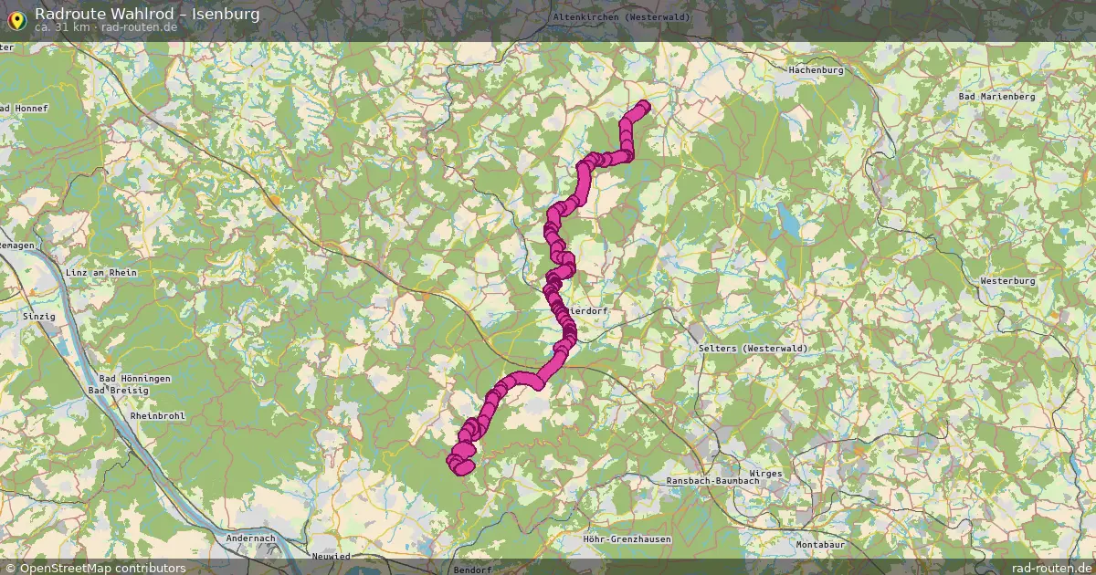 Radtour Wahlrod – Isenburg