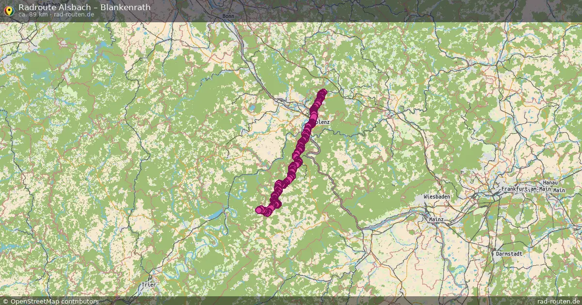 Radtour Alsbach – Blankenrath