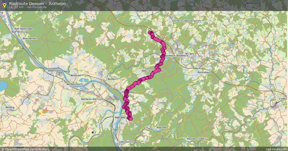 Radtour Deesen – Arzheim