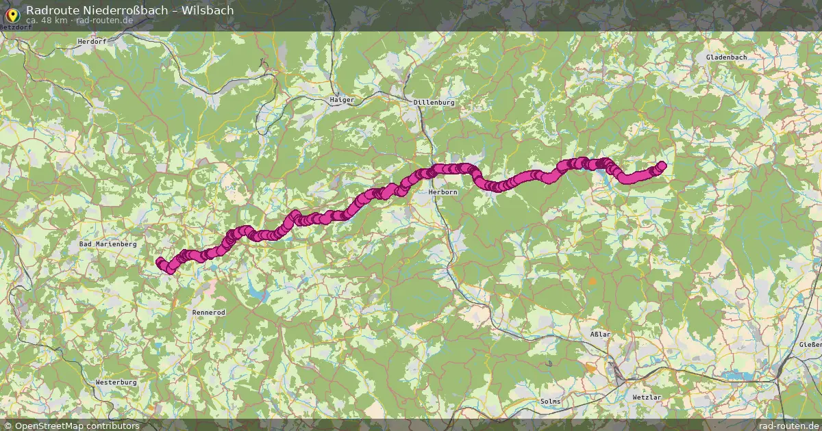 Radtour Niederroßbach – Wilsbach