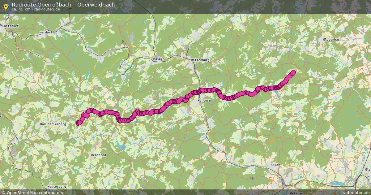 Radtour Oberroßbach – Oberweidbach