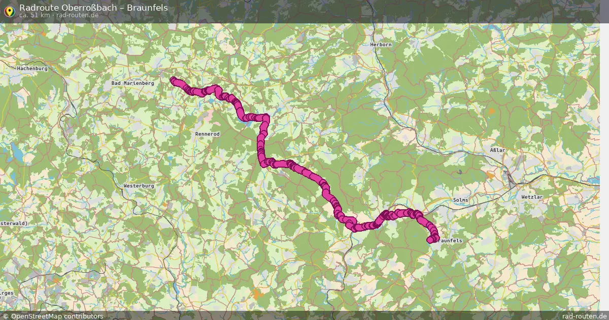 Radtour Oberroßbach – Braunfels