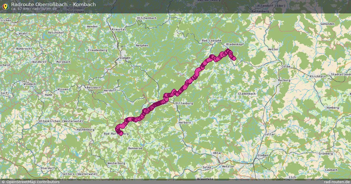 Radtour Oberroßbach – Kombach