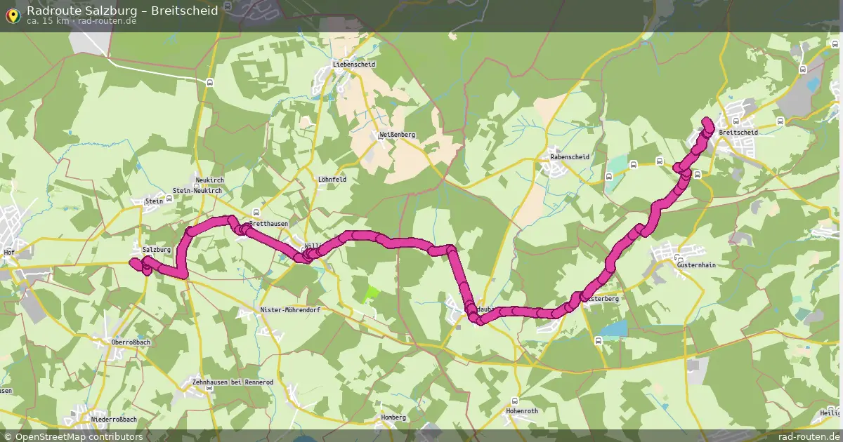 Radtour Salzburg – Breitscheid