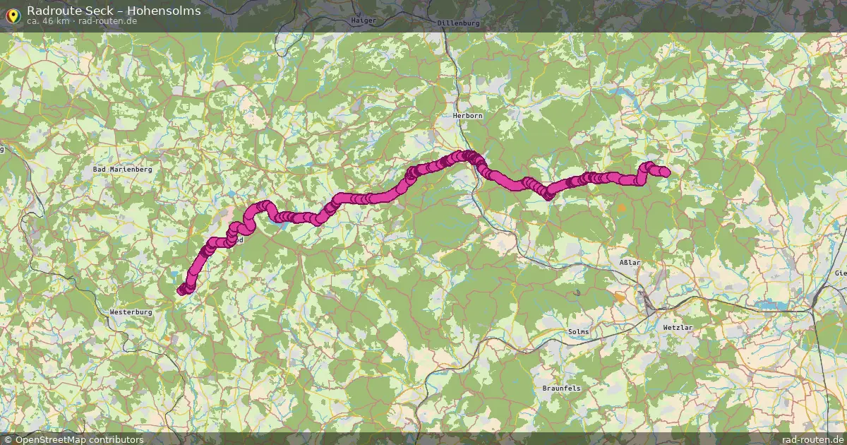 Radtour Seck – Hohensolms