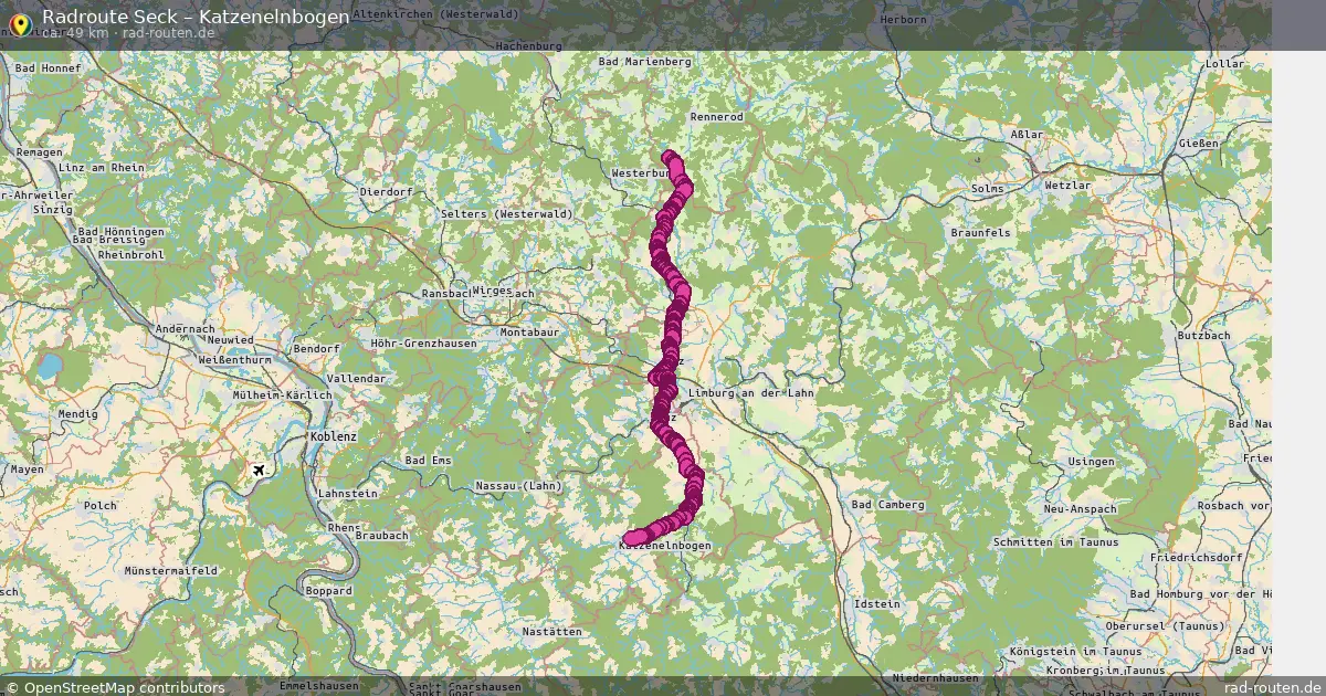 Radtour Seck – Katzenelnbogen