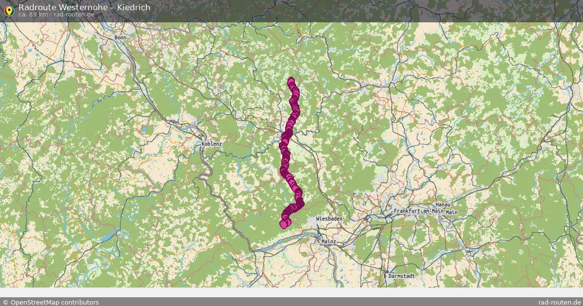 Radtour Westernohe – Kiedrich