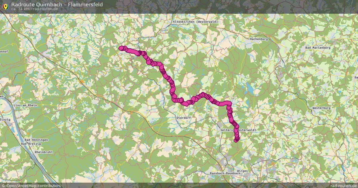 Radtour Quirnbach – Flammersfeld