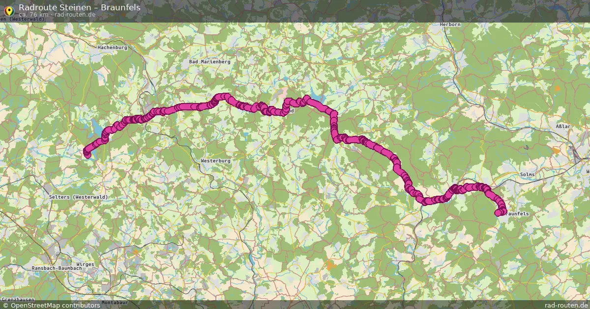 Radtour Steinen – Braunfels