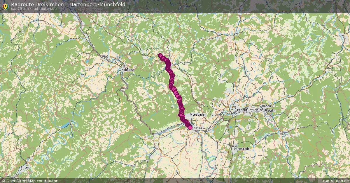 Radtour Dreikirchen – Hartenberg-Münchfeld