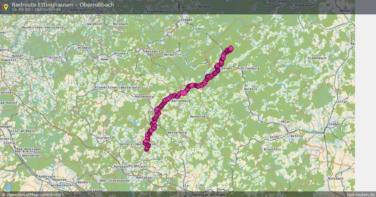 Radtour Ettinghausen – Oberroßbach