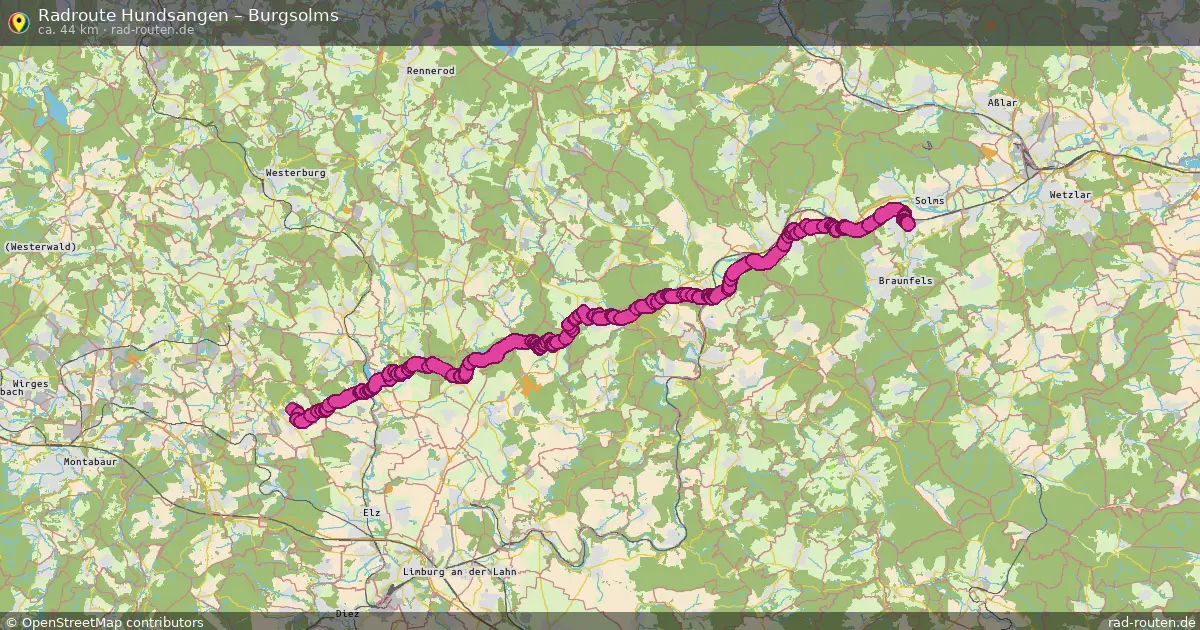 Radtour Hundsangen – Burgsolms