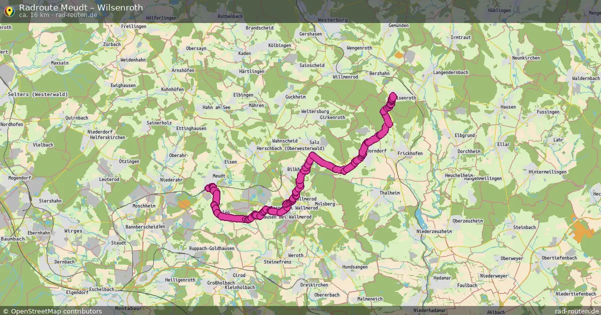 Radtour Meudt – Wilsenroth