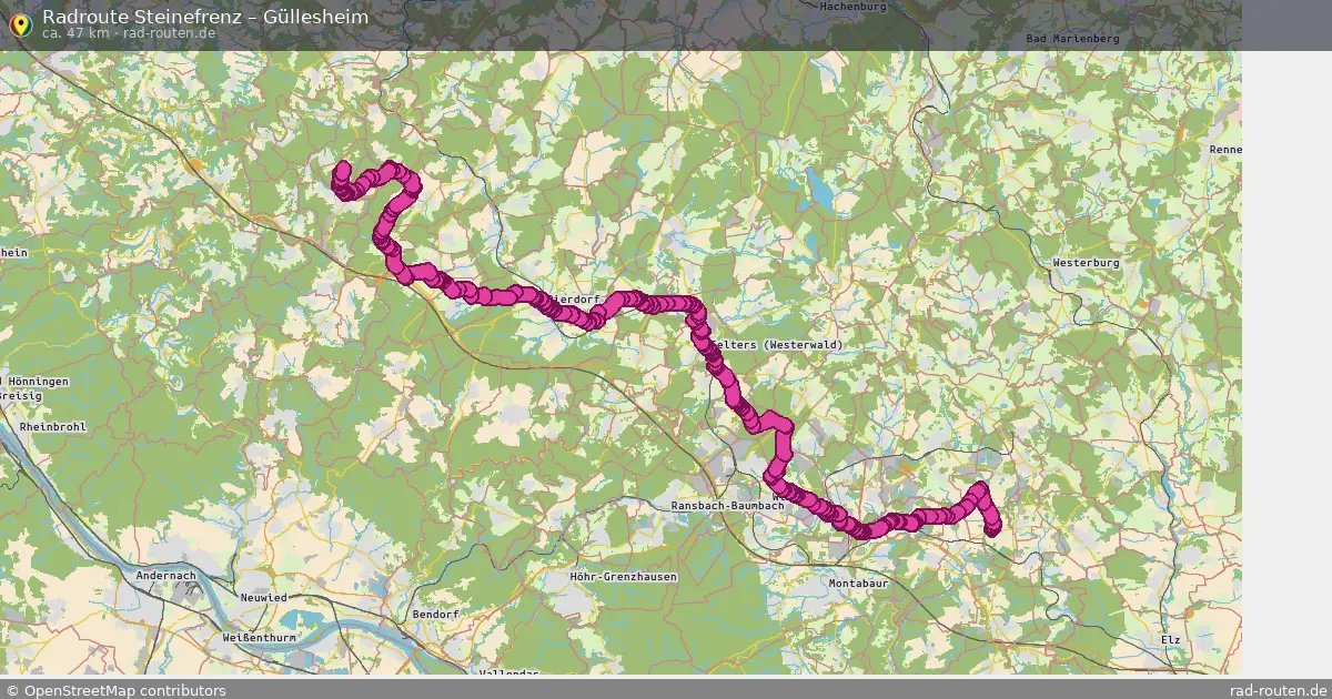 Radtour Steinefrenz – Güllesheim
