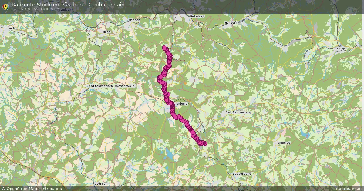 Radtour Stockum-Püschen – Gebhardshain
