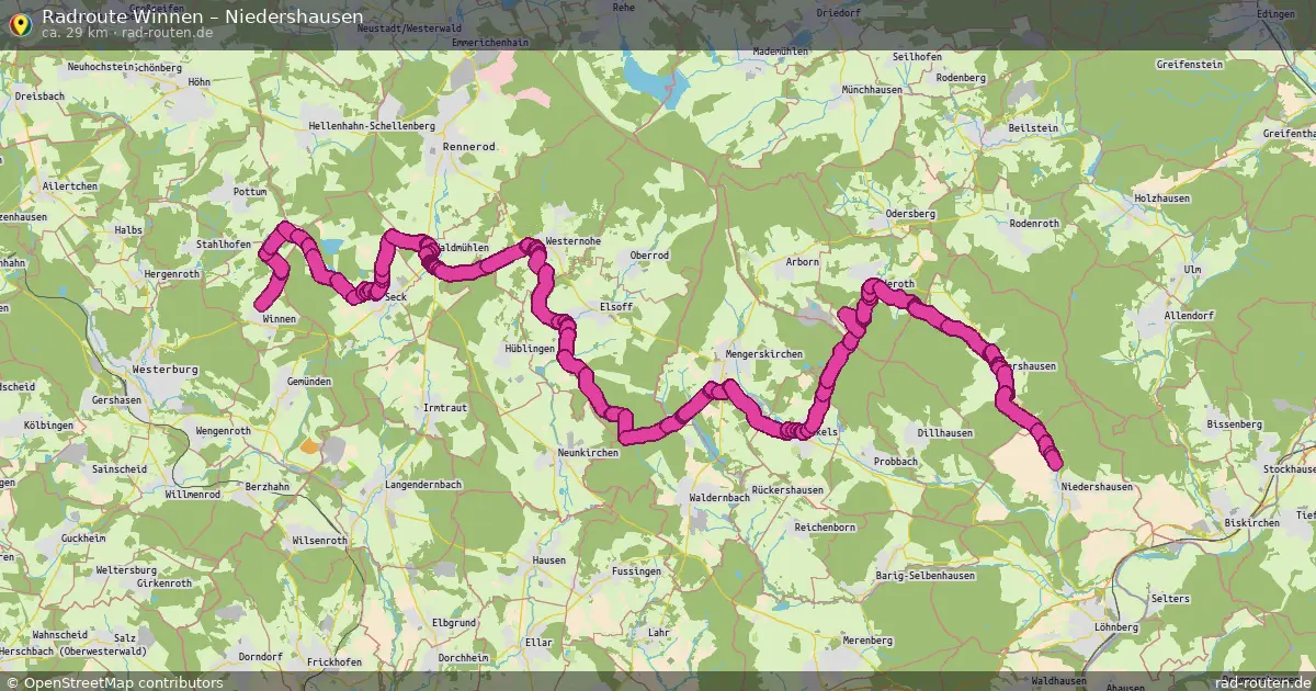 Radtour Winnen – Niedershausen