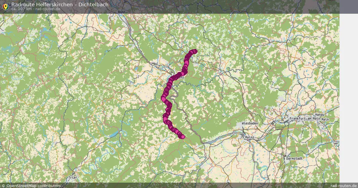 Radtour Helferskirchen – Dichtelbach