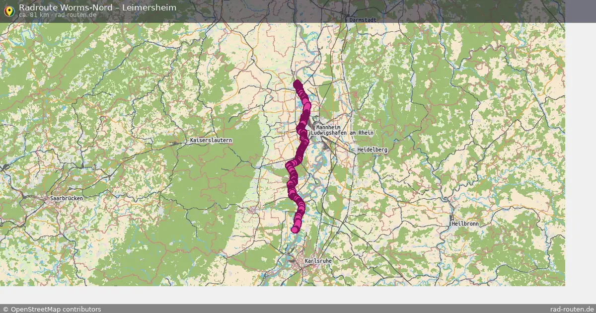 Radtour Worms-Nord – Leimersheim