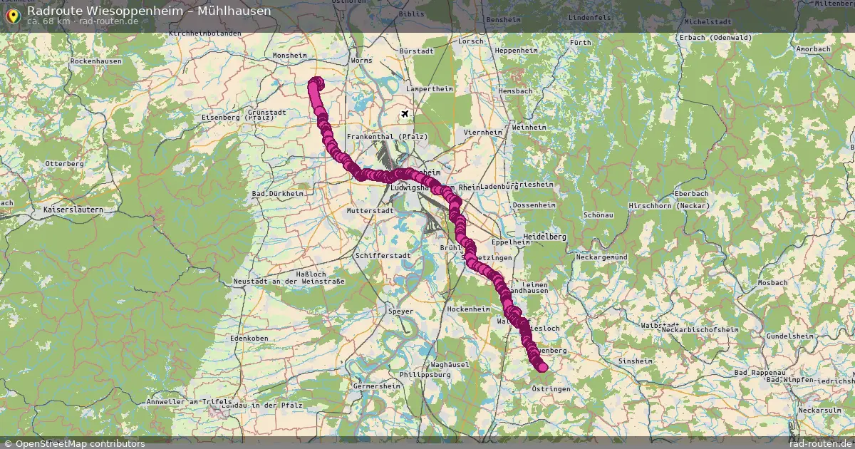 Radtour Wiesoppenheim – Mühlhausen