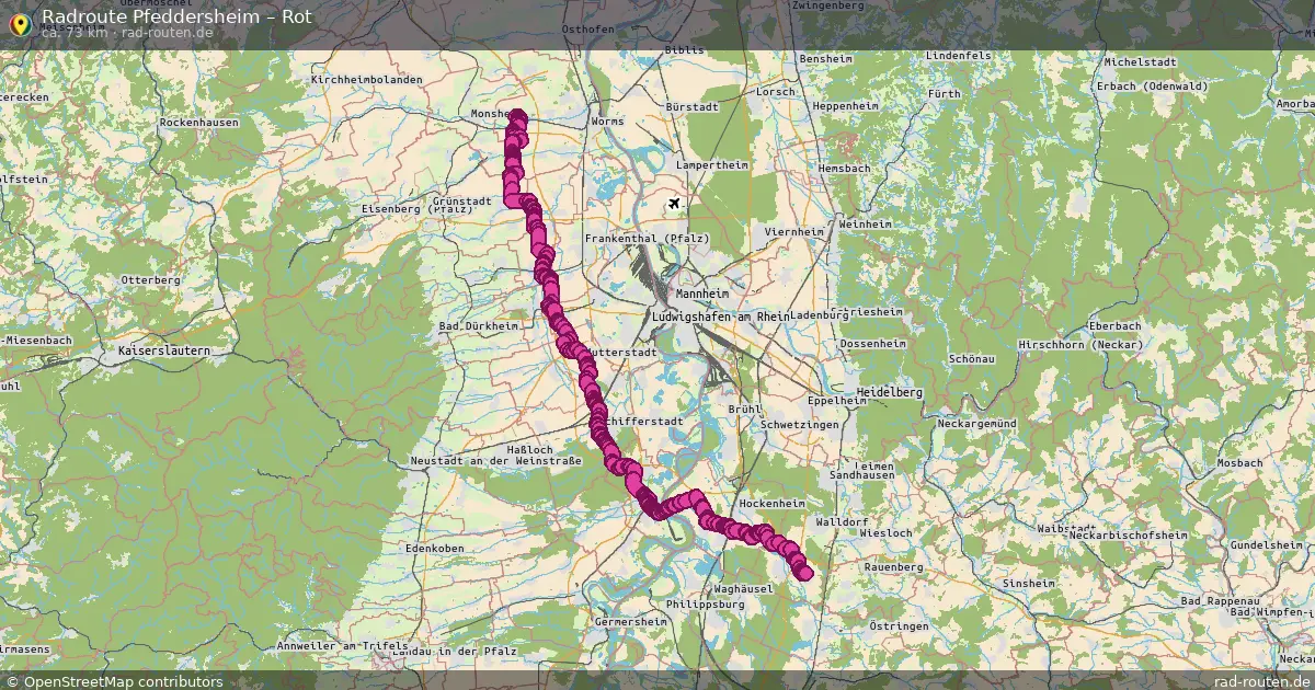 Radtour Pfeddersheim – Rot