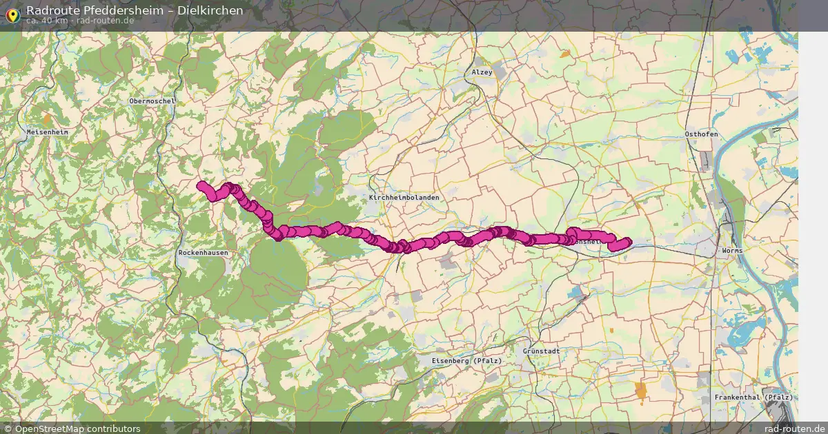 Radtour Pfeddersheim – Dielkirchen