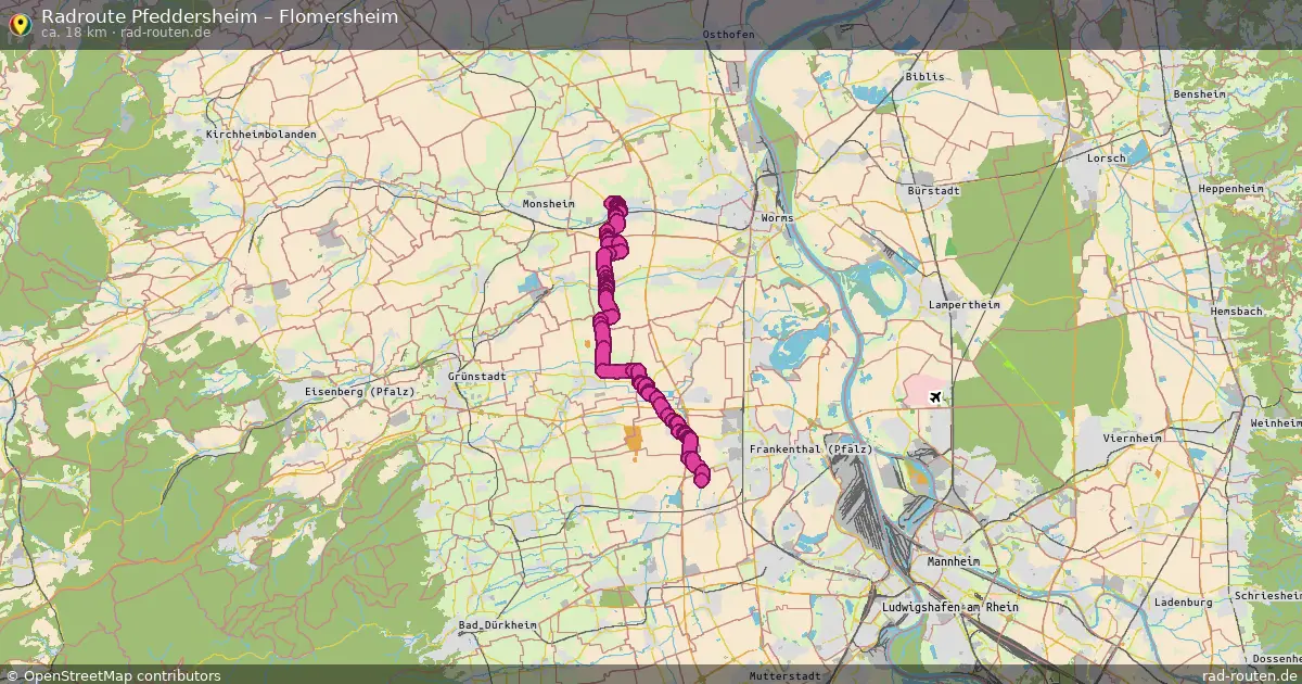 Radtour Pfeddersheim – Flomersheim
