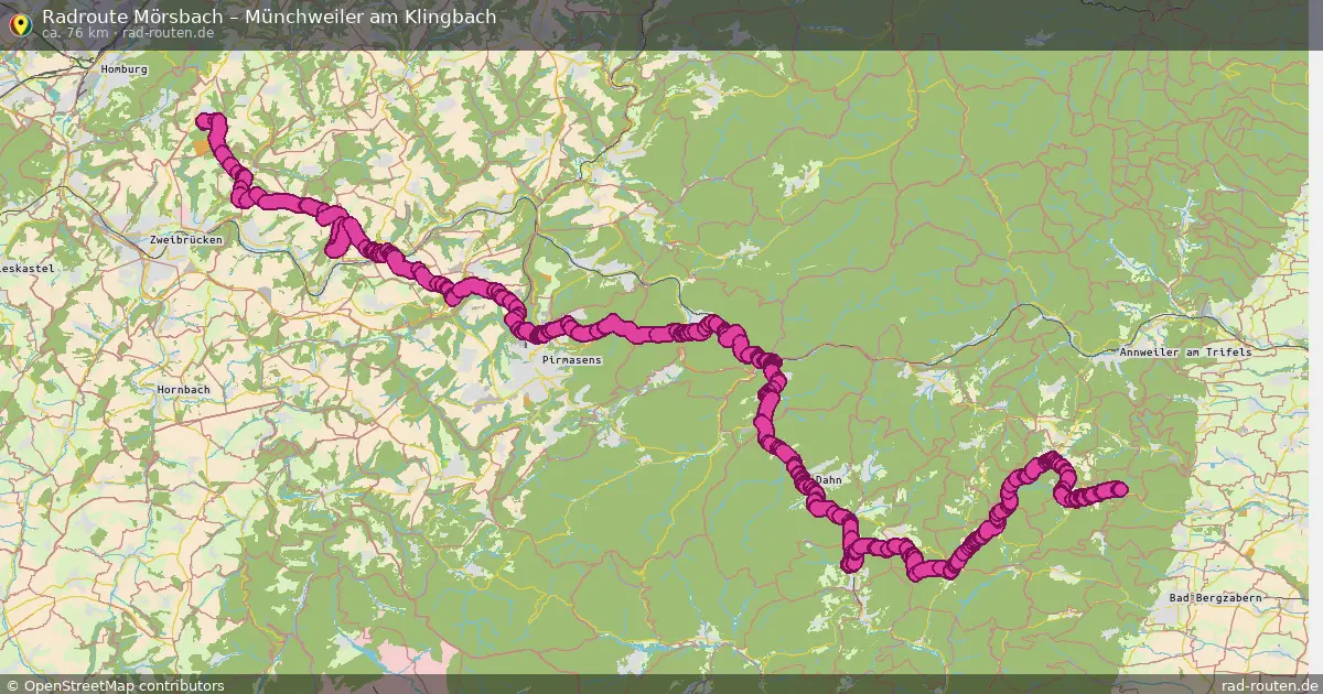 Radtour Mörsbach – Münchweiler Am Klingbach