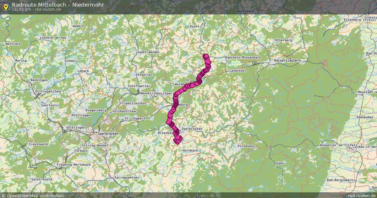 Radtour Mittelbach – Niedermohr