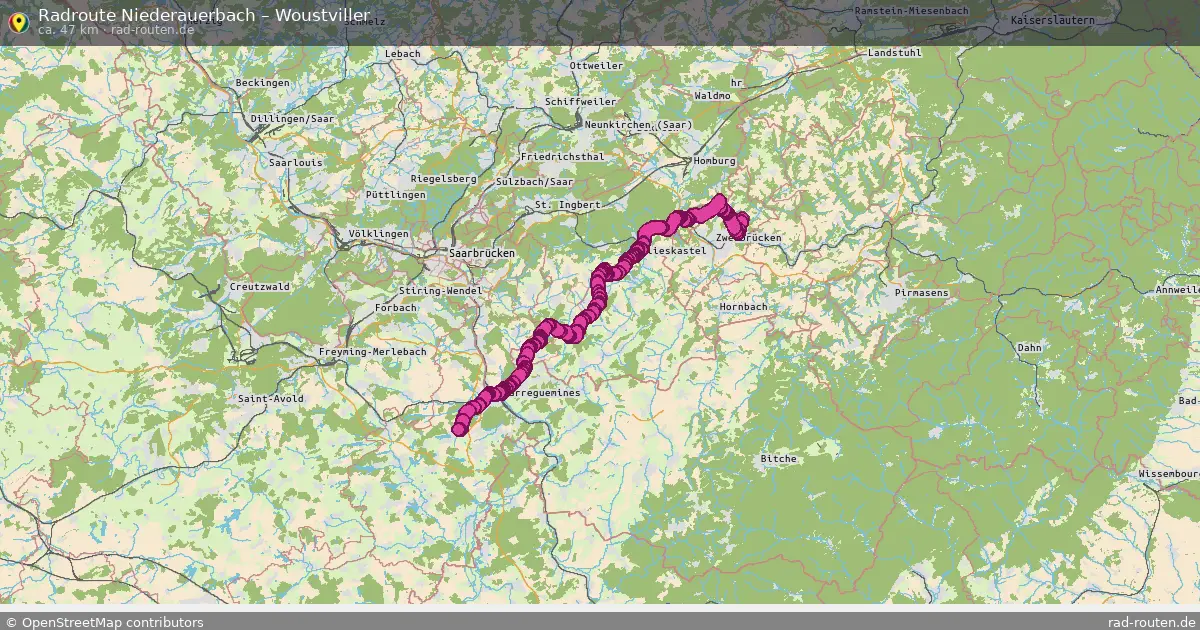 Radtour Niederauerbach – Woustviller