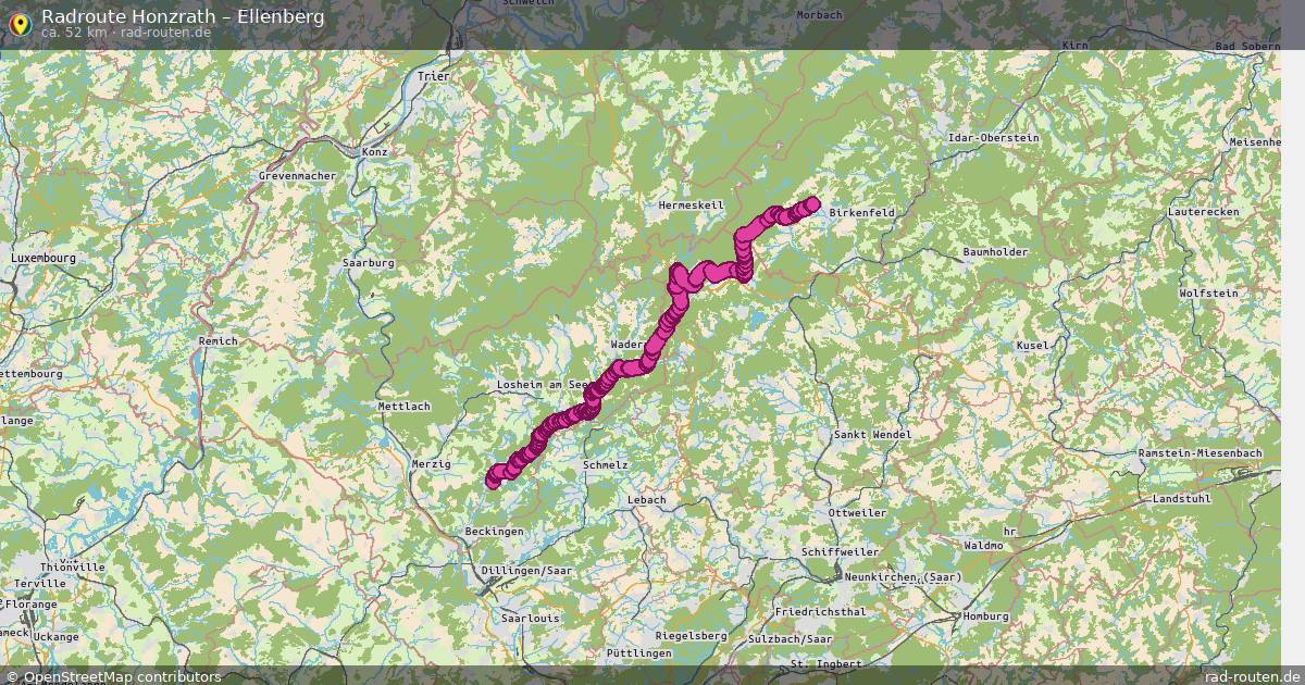 Fahrradroute Honzrath – Ellenberg