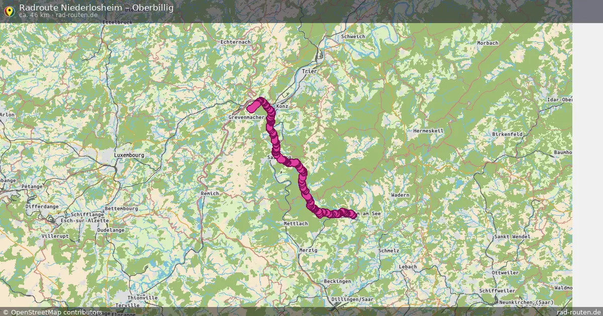 Radtour Niederlosheim – Oberbillig