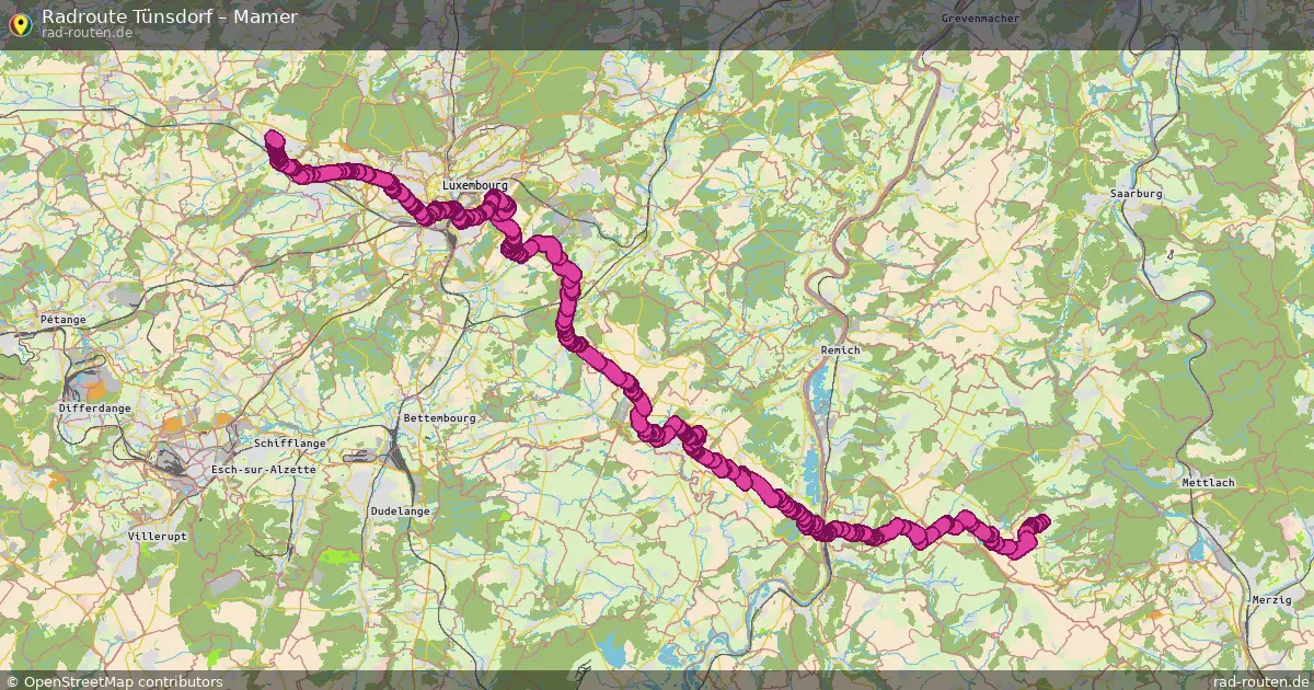 Radtour Tünsdorf – Mamer