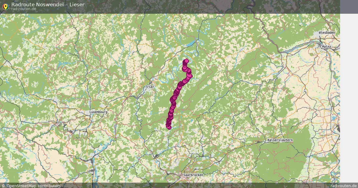 Radtour Noswendel – Lieser