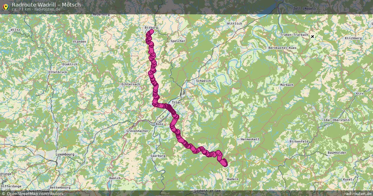 Radtour Wadrill – Mötsch