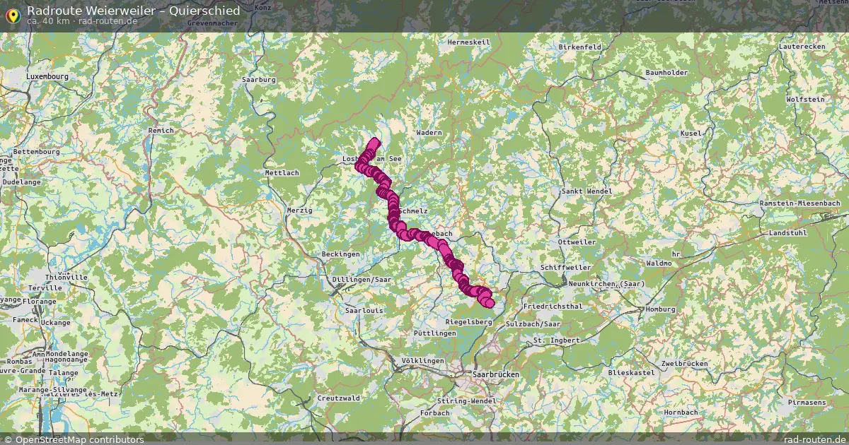 Radtour Weierweiler – Quierschied