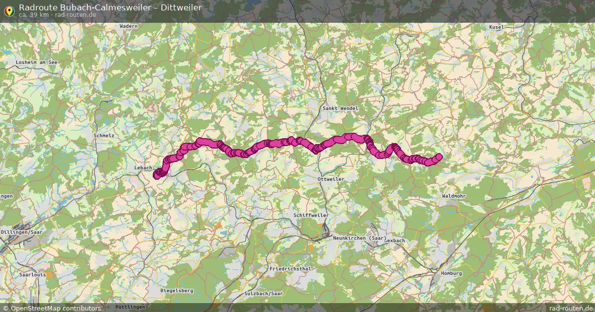 Radtour Bubach-Calmesweiler – Dittweiler