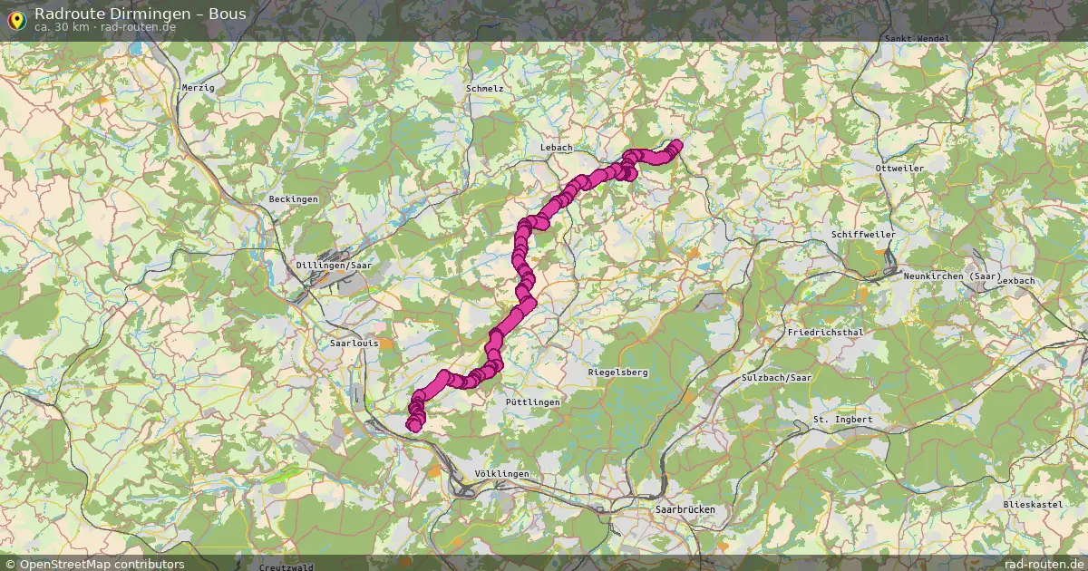 Radtour Dirmingen – Bous