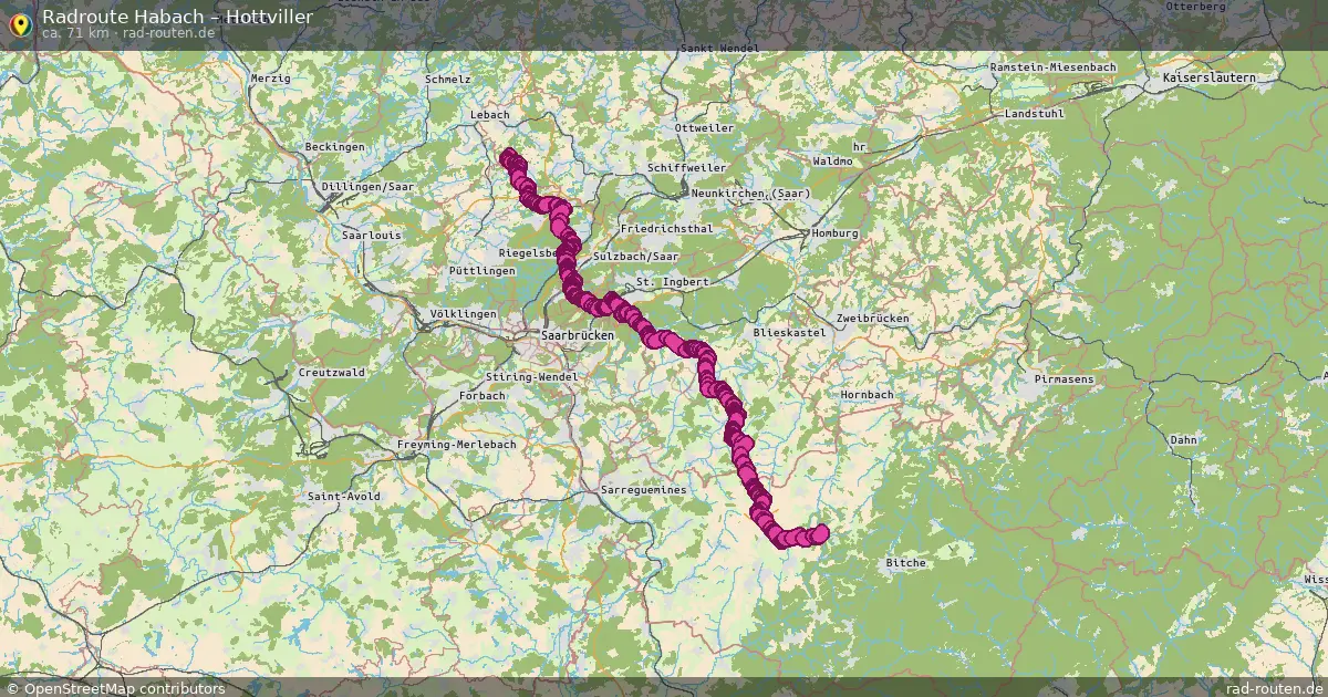 Radtour Habach – Hottviller