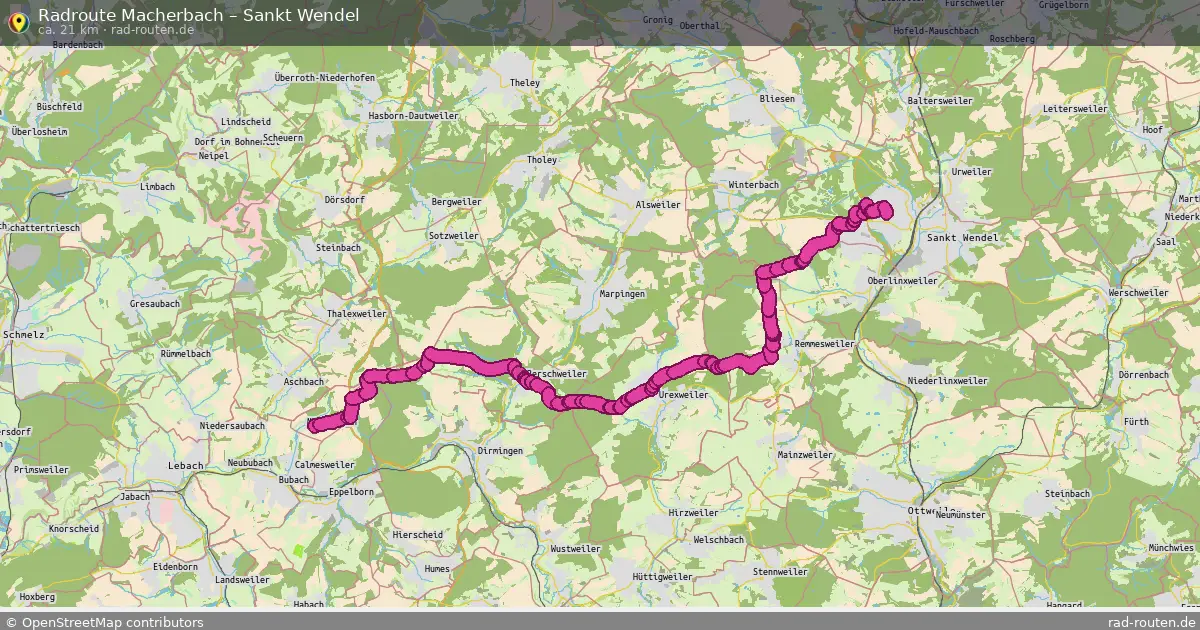 Radtour Macherbach – Sankt Wendel