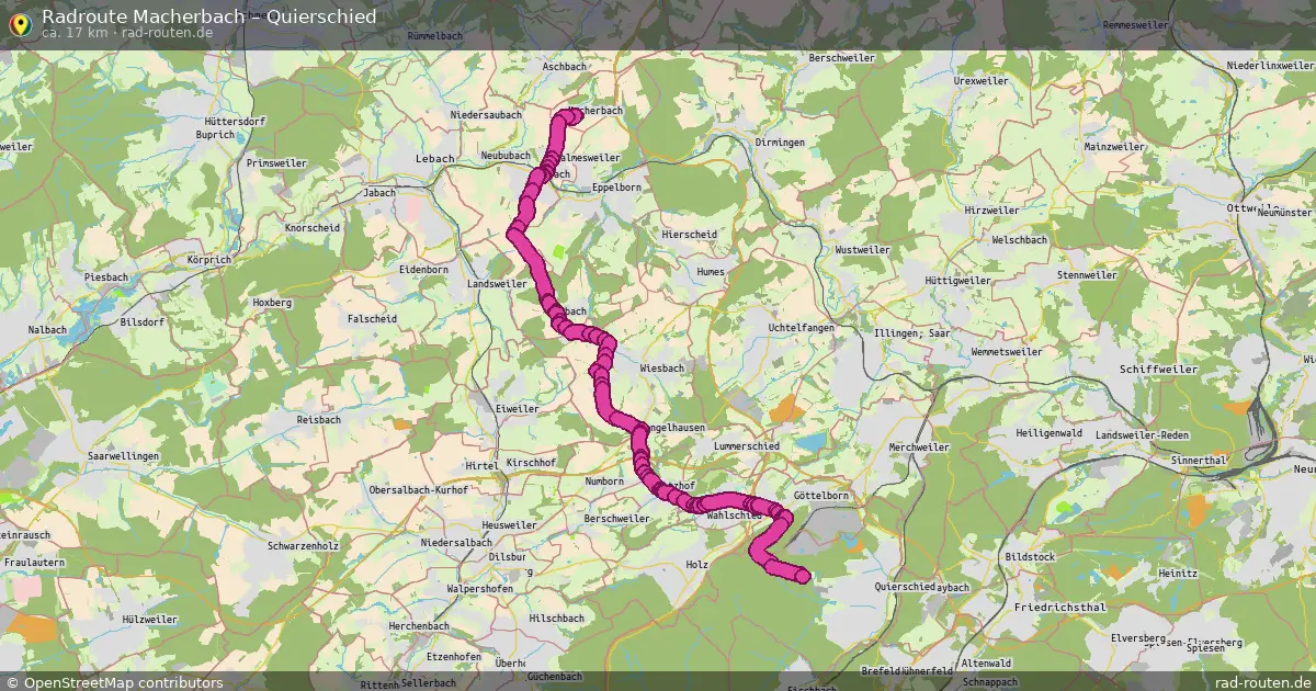 Radtour Macherbach – Quierschied