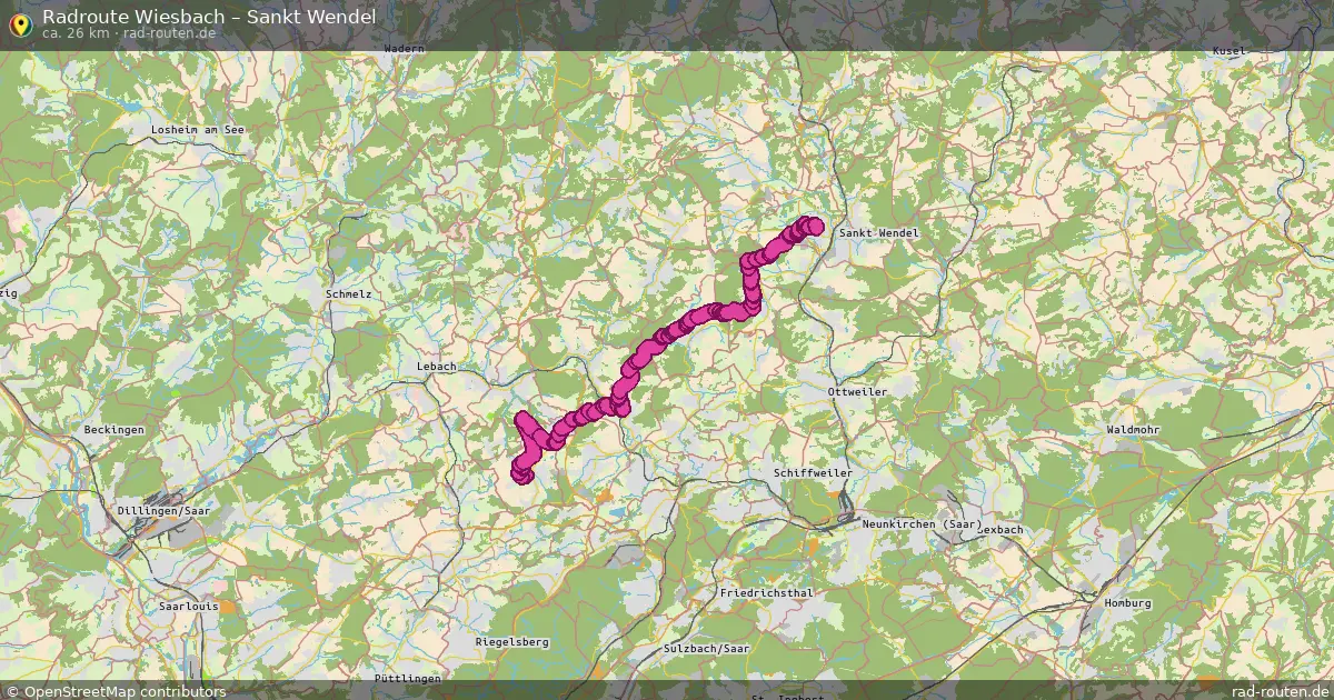 Radtour Wiesbach – Sankt Wendel