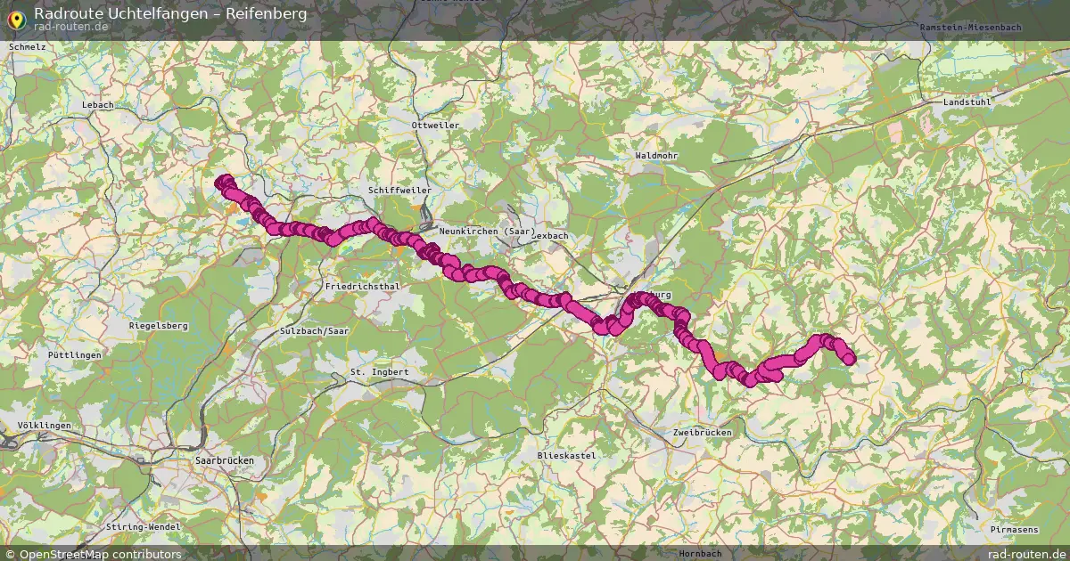 Radtour Uchtelfangen – Reifenberg