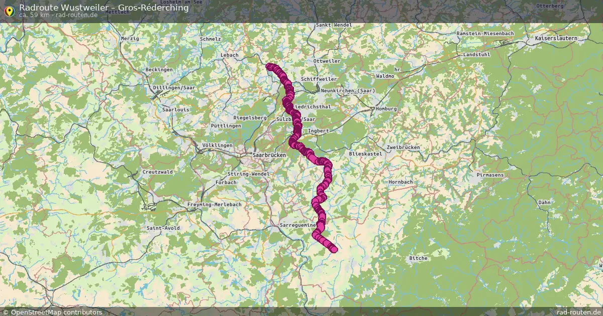 Radtour Wustweiler – Gros-Réderching