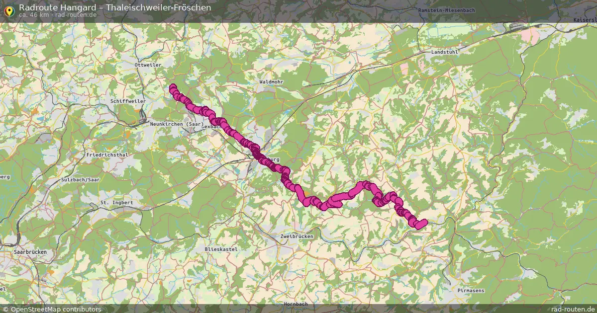 Radtour Hangard – Thaleischweiler-Fröschen