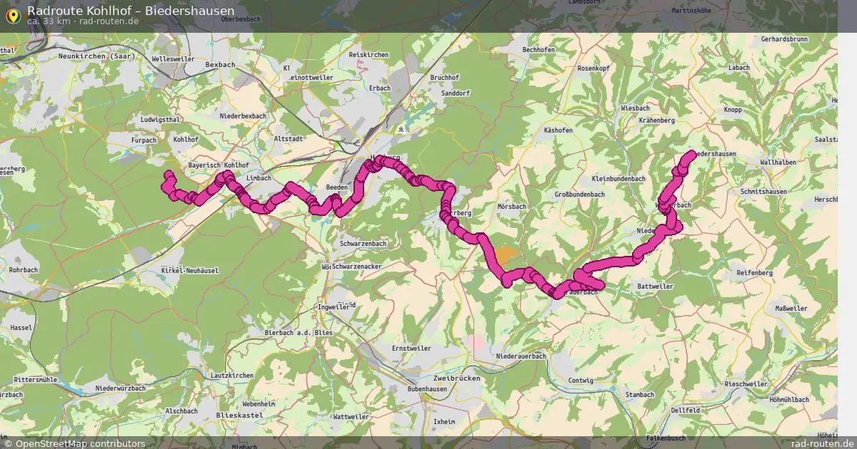 Radtour Kohlhof – Biedershausen