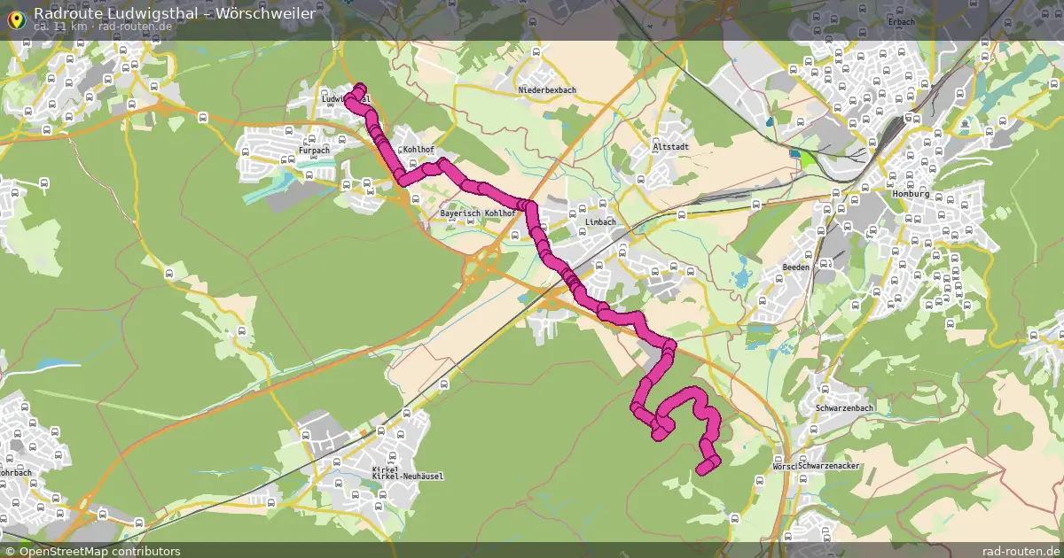 Radtour Ludwigsthal – Wörschweiler
