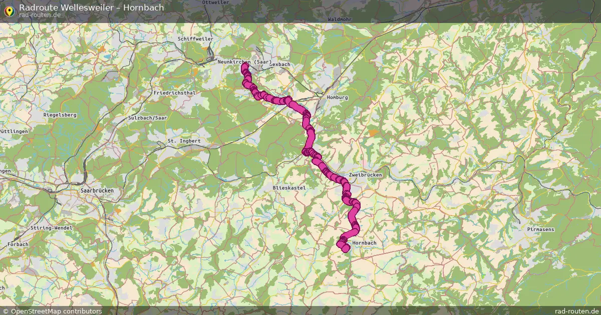 Radtour Wellesweiler – Hornbach